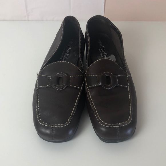What’s What by Aerosoles Leather Slip Ons 7.5 - Picture 1 of 8